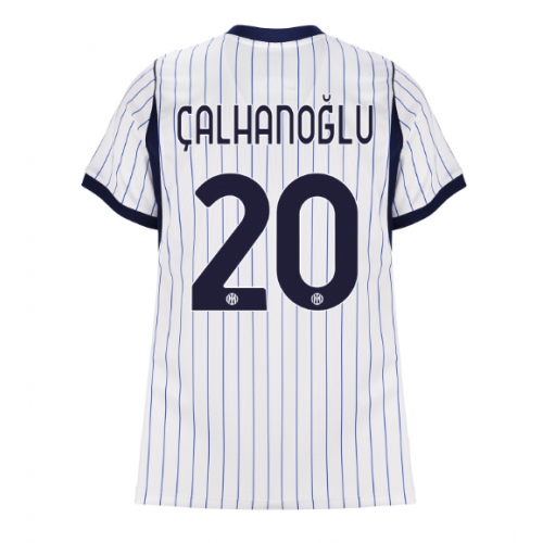 Billige Fotballdrakt Inter Milan Hakan Calhanoglu #20 Replika Bortedrakt Dame 2026-27 Kortermet Billige Fotballdrakt Inter Milan Hakan Calhanoglu #20 Replika Bortedrakt Dame 2026-27 Kortermet
